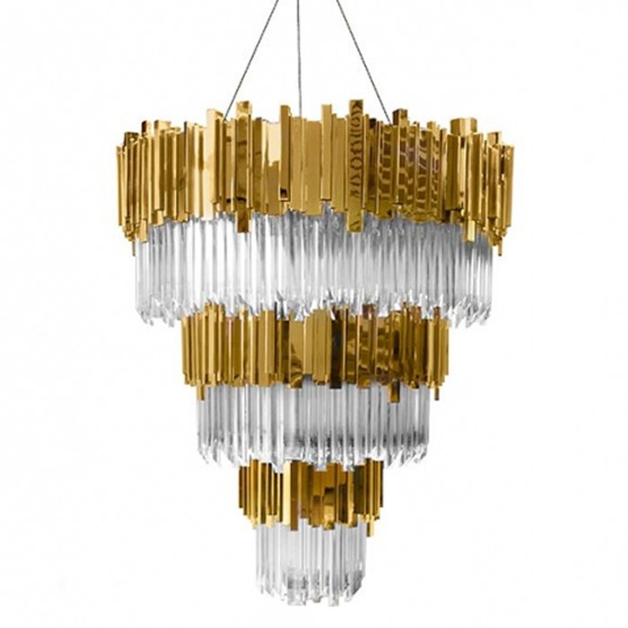 Люстра Luxxu by Covet Lounge EMPIRE Suspension 65 Глянцевое золото Прозрачное Стекло Люстра Luxxu by Covet Lounge EMPIRE Suspension 65 Глянцевое золото Прозрачное Стекло в Челябинске | Loft Concept