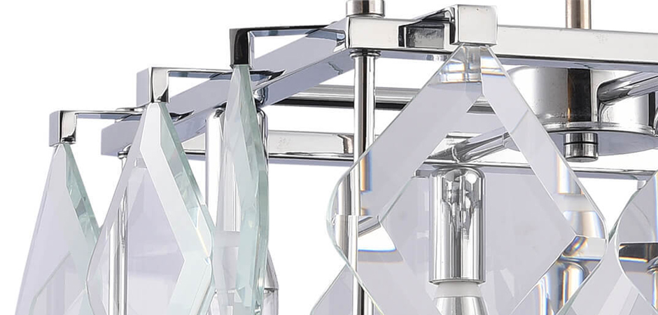 Люстра Glass Rhombus Lighting square Люстра Glass Rhombus Lighting square - Loft-Concept в Челябинске