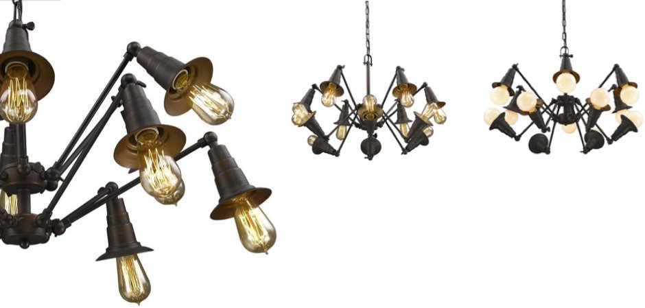 Люстра Loft Spider Chandelier 12 Люстра Loft Spider Chandelier 12 - Loft-Concept в Челябинске