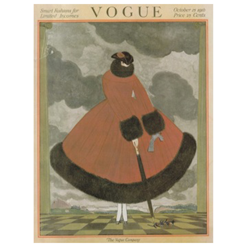 Постер Vogue Cover 1916 October  в Челябинске | Loft Concept 