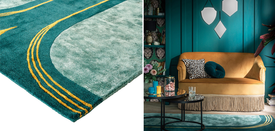 Ковер Carpet Green & Gold Ковер Carpet Green & Gold - Loft-Concept в Челябинске