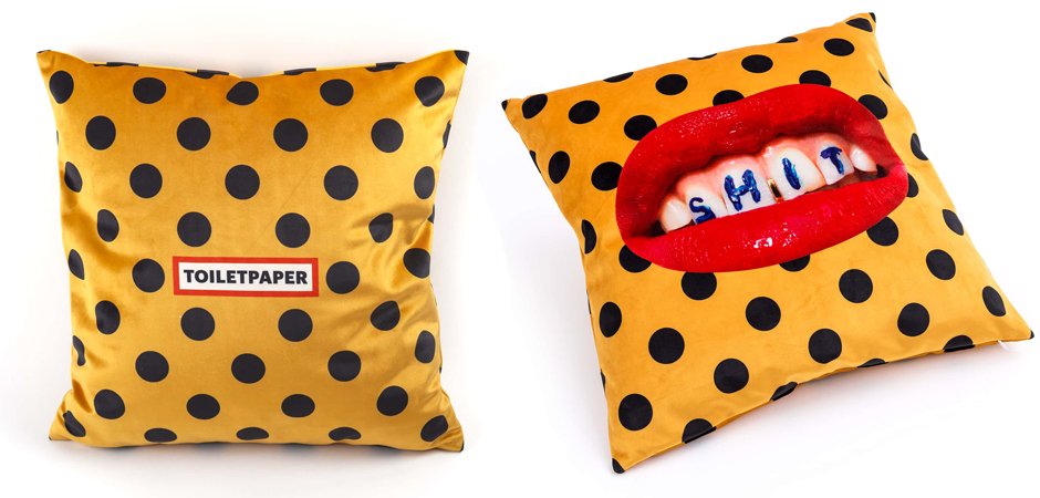 Подушка Seletti Cushion Shit Toiletpaper Подушка Seletti Cushion Shit Toiletpaper - Loft-Concept в Челябинске