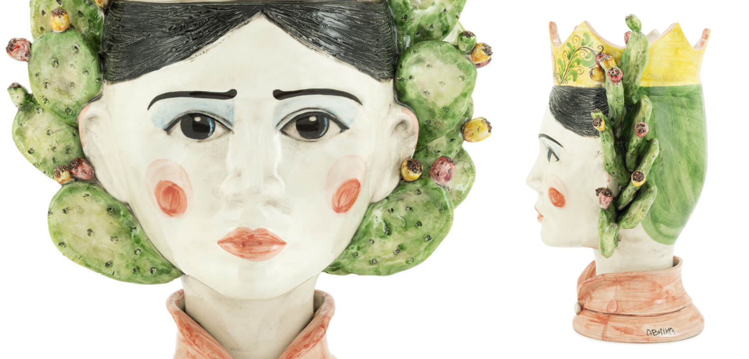 Ваза VASE HEAD LADY SICILY - фото №1