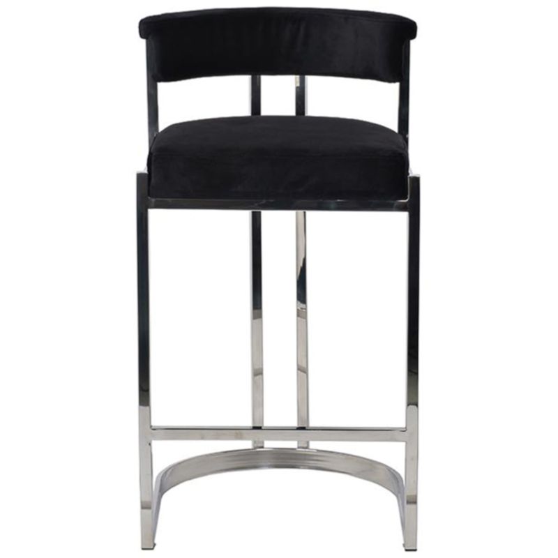 Стул барный Rona black Черный Стул барный Rona black Черный в Челябинске | Loft Concept