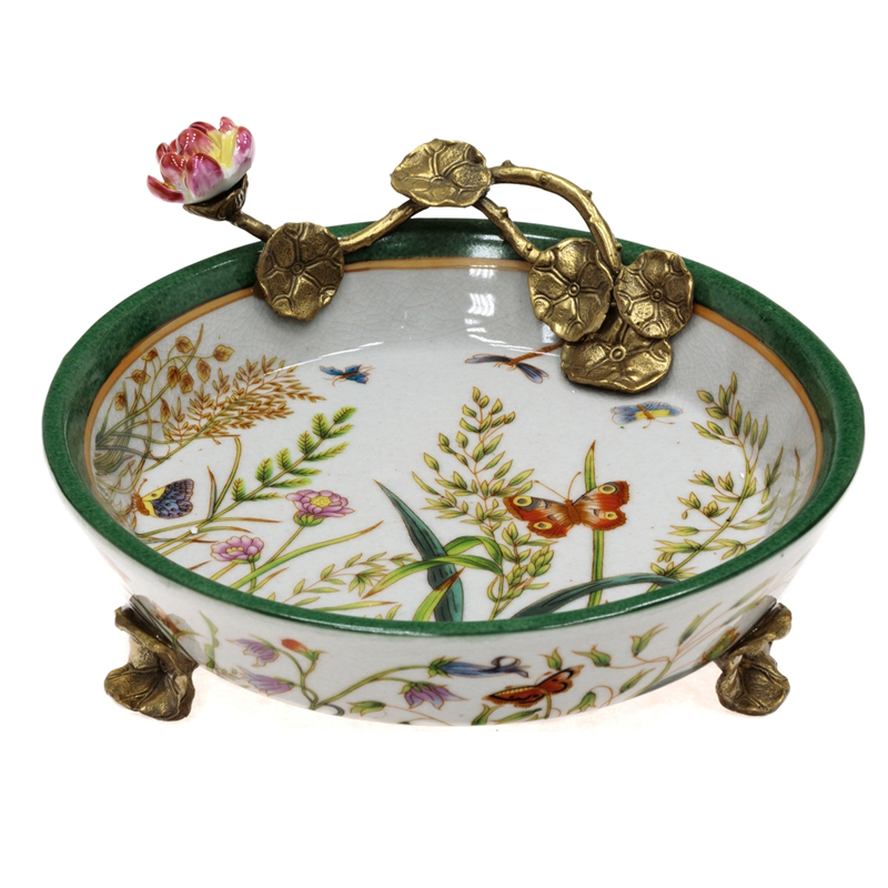 Блюдо Florian Bronze Dish Бронза Мульти Блюдо Florian Bronze Dish Бронза Мульти в Челябинске | Loft Concept