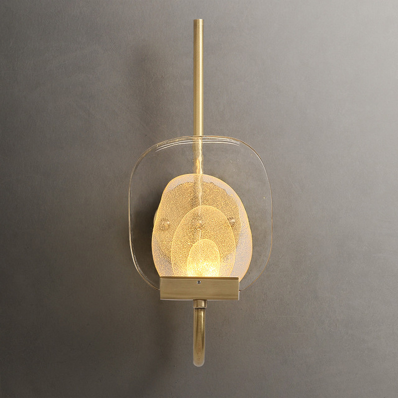 Бра Gold Radiance sconce Латунь Прозрачный Бра Gold Radiance sconce Латунь Прозрачный в Челябинске | Loft Concept