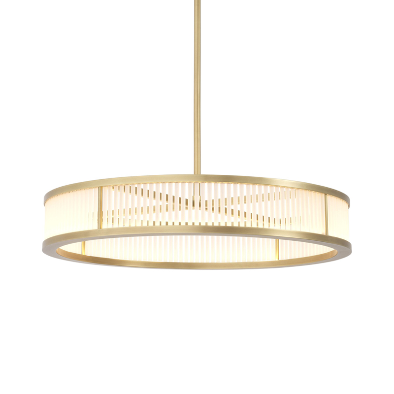 Люстра Eichholtz Chandelier Thibaud S Brass Латунь Античная полированная Белое матовое стекло Люстра Eichholtz Chandelier Thibaud S Brass Латунь Античная полированная Белое матовое стекло в Челябинске | Loft Concept