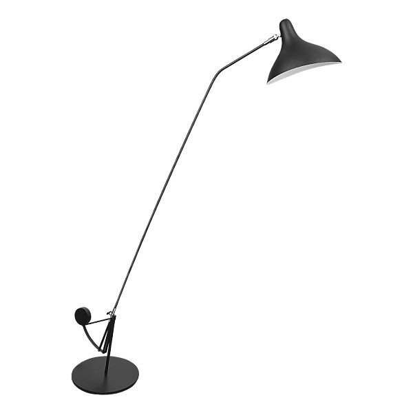 Торшер Lampara Floor Lamp Черный Хром Белый Торшер Lampara Floor Lamp Черный Хром Белый в Челябинске | Loft Concept