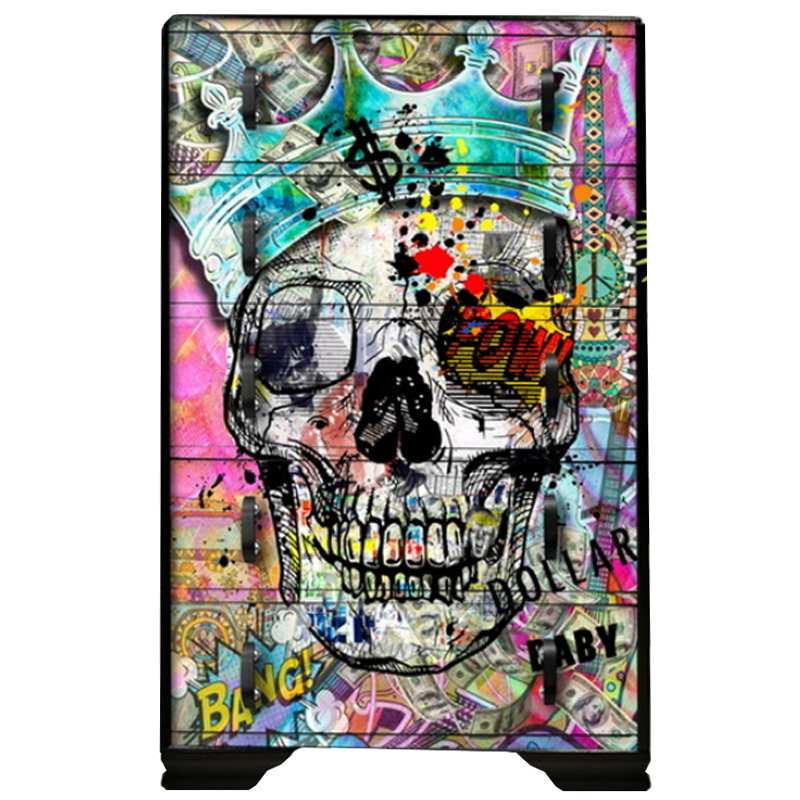 Комод Skull in graffiti style Мульти в Челябинске | Loft Concept 