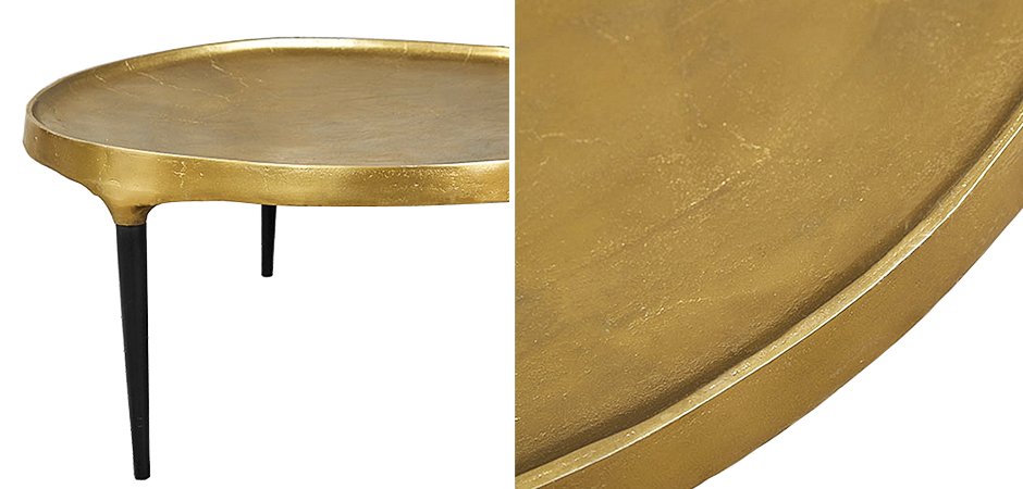 Кофейный стол Brass Stains Table Кофейный стол Brass Stains Table - Loft-Concept в Челябинске