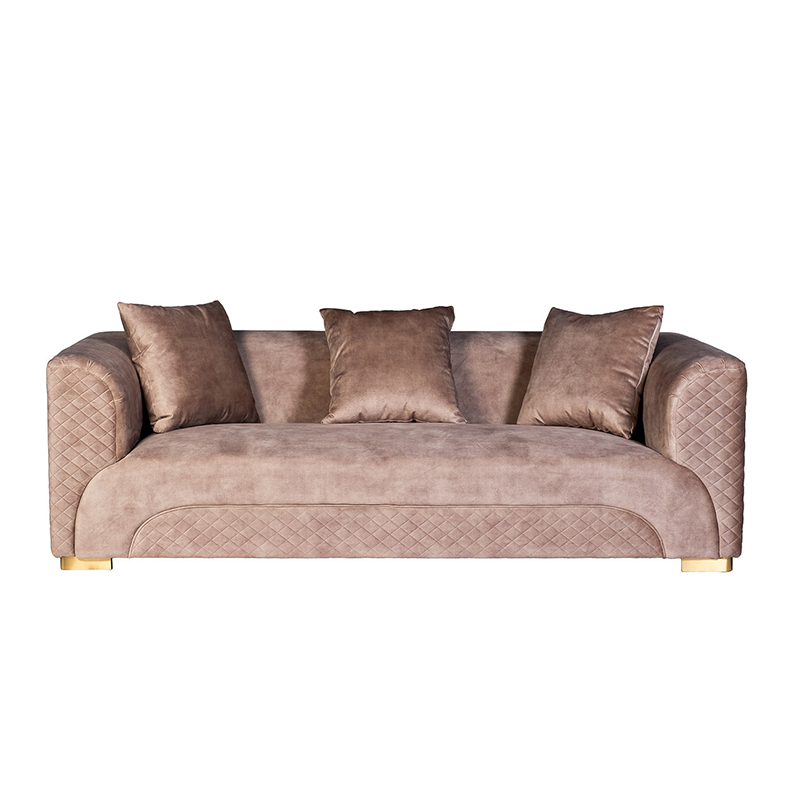 Диван Ingrid three-seater sofa Бежевый Диван Ingrid three-seater sofa Бежевый в Челябинске | Loft Concept