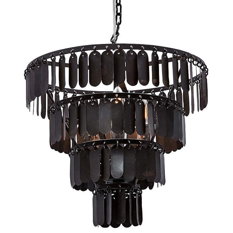 Люстра Manga Black Chandelier Черный Люстра Manga Black Chandelier Черный в Челябинске | Loft Concept