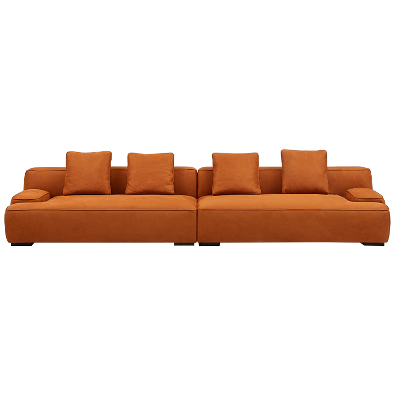 Диван Colby Orange Sofa Оранжевый Диван Colby Orange Sofa Оранжевый в Челябинске | Loft Concept
