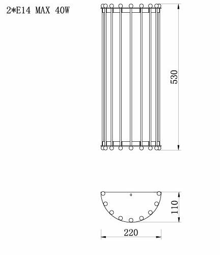 Бра Lantern Tiziano Chromium Sconces Бра Lantern Tiziano Chromium Sconces в Челябинске