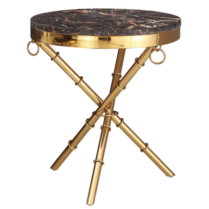 Приставной стол Side Table Omni Золотой Приставной стол Side Table Omni Золотой в Челябинске | Loft Concept