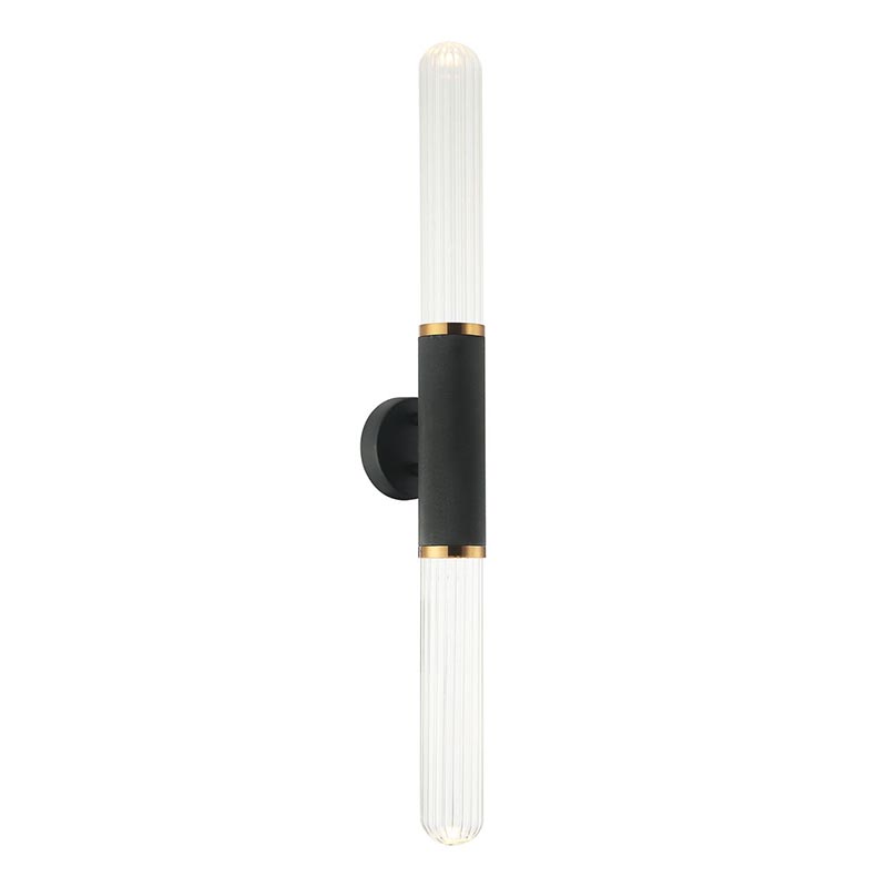 Бра Grover Black Transparent Wall Lamp Прозрачное Стекло Черный Глянцевое золото Бра Grover Black Transparent Wall Lamp Прозрачное Стекло Черный Глянцевое золото в Челябинске | Loft Concept