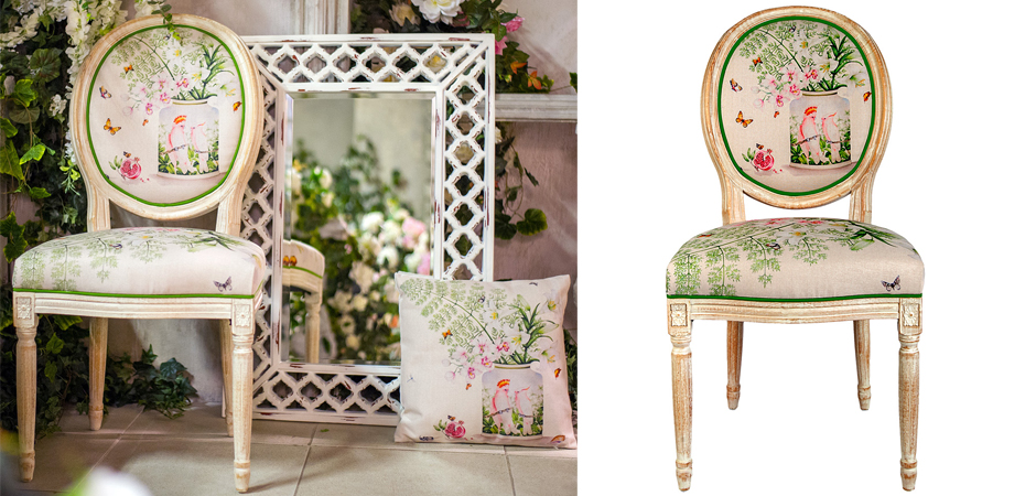 Стул Lilies and Orchids Stool Стул Lilies and Orchids Stool - Loft-Concept в Челябинске