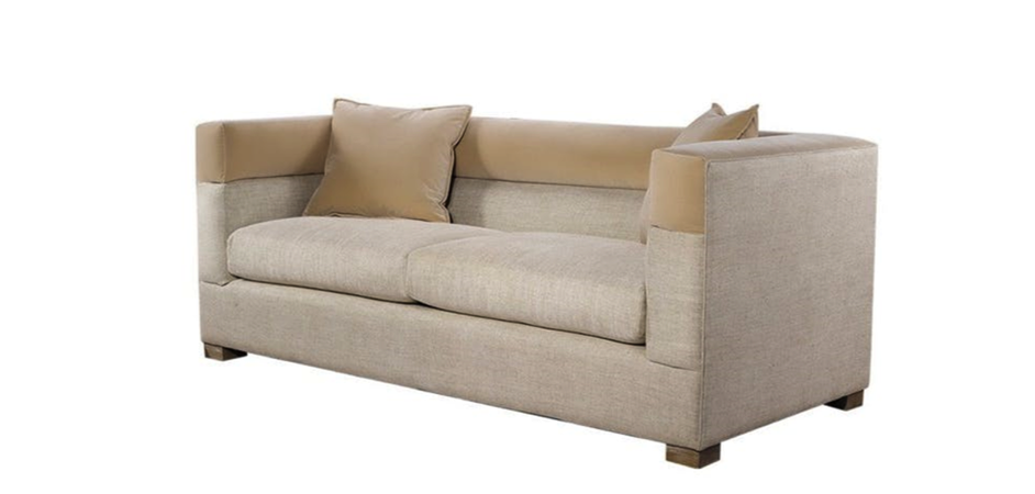 Диван Modena Sofa Linen and Velvet Sofa Диван Modena Sofa Linen and Velvet Sofa - Loft-Concept в Челябинске