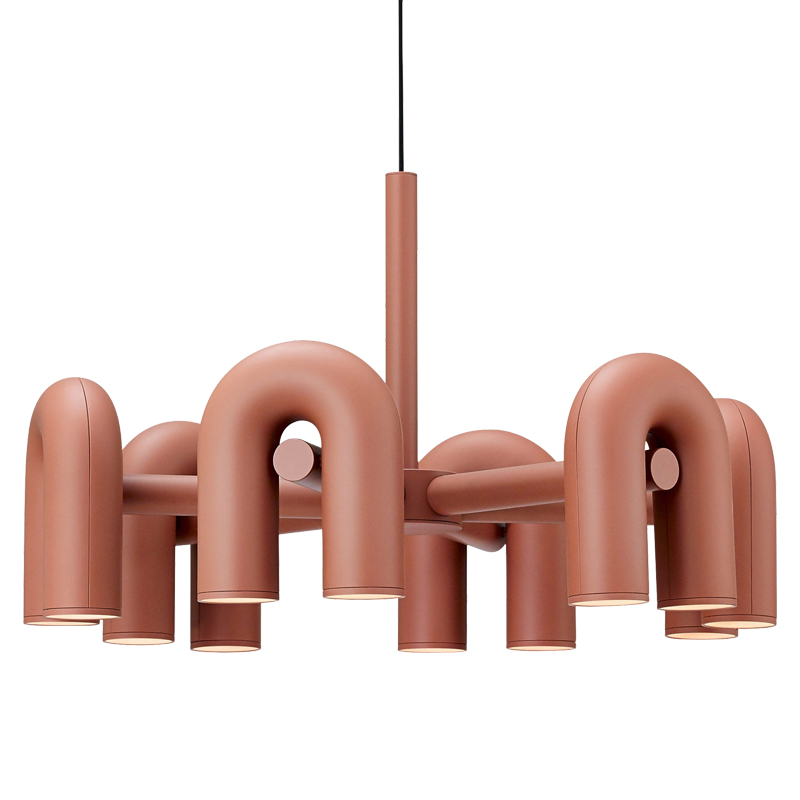 Люстра Cirkus AGO Lighting pink 4-6 Коричневый Люстра Cirkus AGO Lighting pink 4-6 Коричневый в Челябинске | Loft Concept