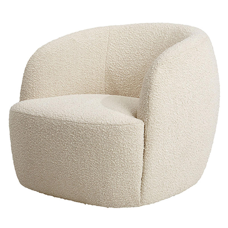 Кресло Boucle Armchair Pacific Белый в Челябинске | Loft Concept 