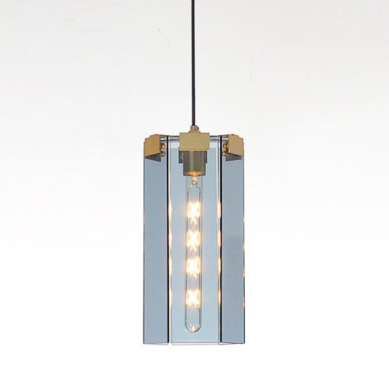 Человек из стали Gray Glass Pendant Lamp Золотой Прозрачное Стекло Человек из стали Gray Glass Pendant Lamp Золотой Прозрачное Стекло в Челябинске | Loft Concept