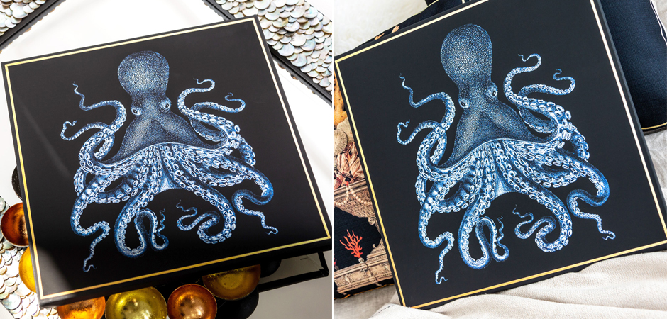 Постер Blue Octopus Poster 2 Постер Blue Octopus Poster 2 - Loft-Concept в Челябинске