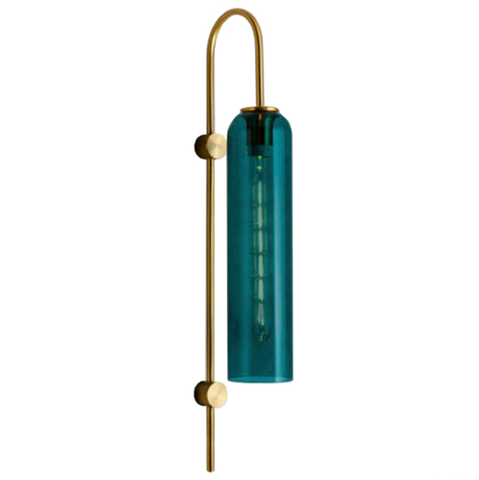 Бра ARTICOLO float Wall Sconce Drunken Emerald Золотой Бирюзовый Бра ARTICOLO float Wall Sconce Drunken Emerald Золотой Бирюзовый в Челябинске | Loft Concept