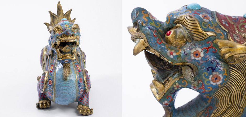 Большой Бронзовый Китайский дракон - Loft-Concept в Челябинске