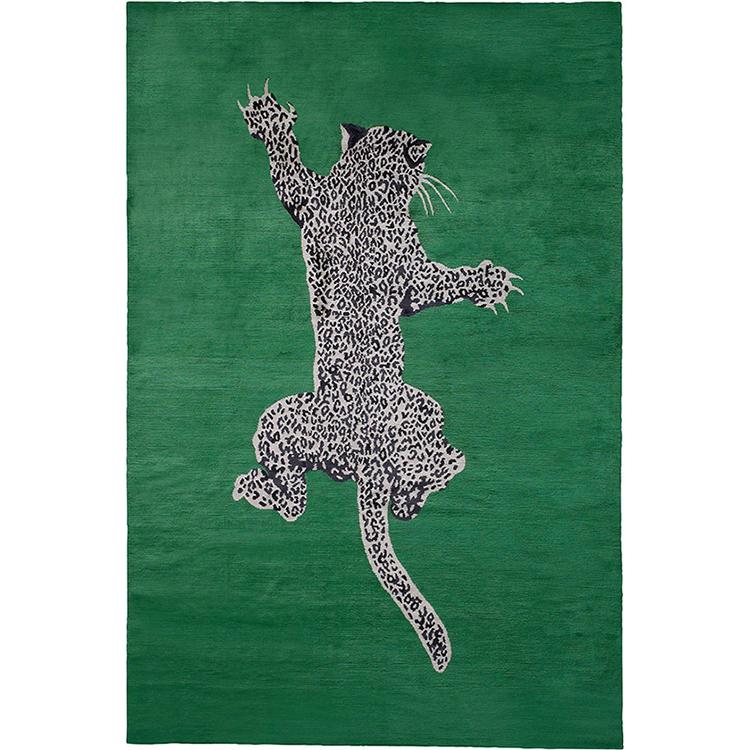 Ковер Emerald Leopard Черно-белый Изумрудный Ковер Emerald Leopard Черно-белый Изумрудный в Челябинске | Loft Concept