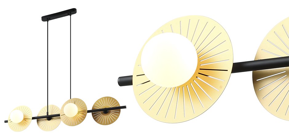 Люстра Balls & Discs Horizontal 4 Люстра Balls & Discs Horizontal 4 - Loft-Concept в Челябинске