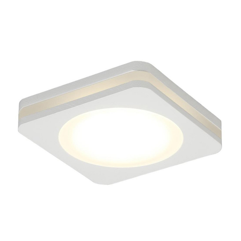 Белый квадратный спот Embedded Light Белый Белый квадратный спот Embedded Light Белый в Челябинске | Loft Concept