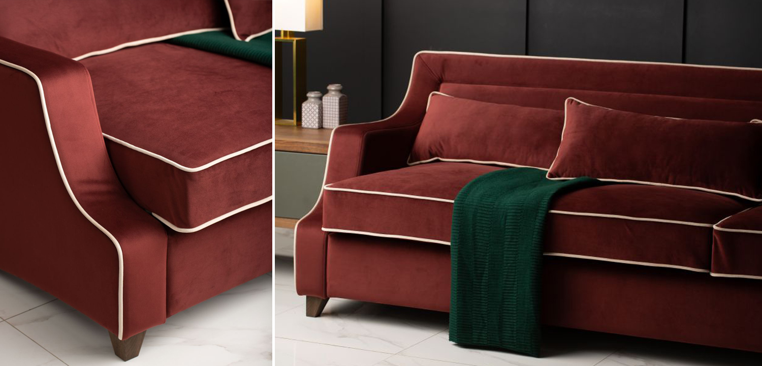 Диван Гринвич Greenwich sofa цвет Паприка - фото №1