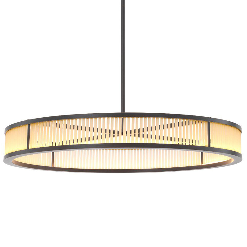 Люстра Eichholtz Chandelier Thibaud L Bronze Темная бронза Белое матовое стекло Люстра Eichholtz Chandelier Thibaud L Bronze Темная бронза Белое матовое стекло в Челябинске | Loft Concept