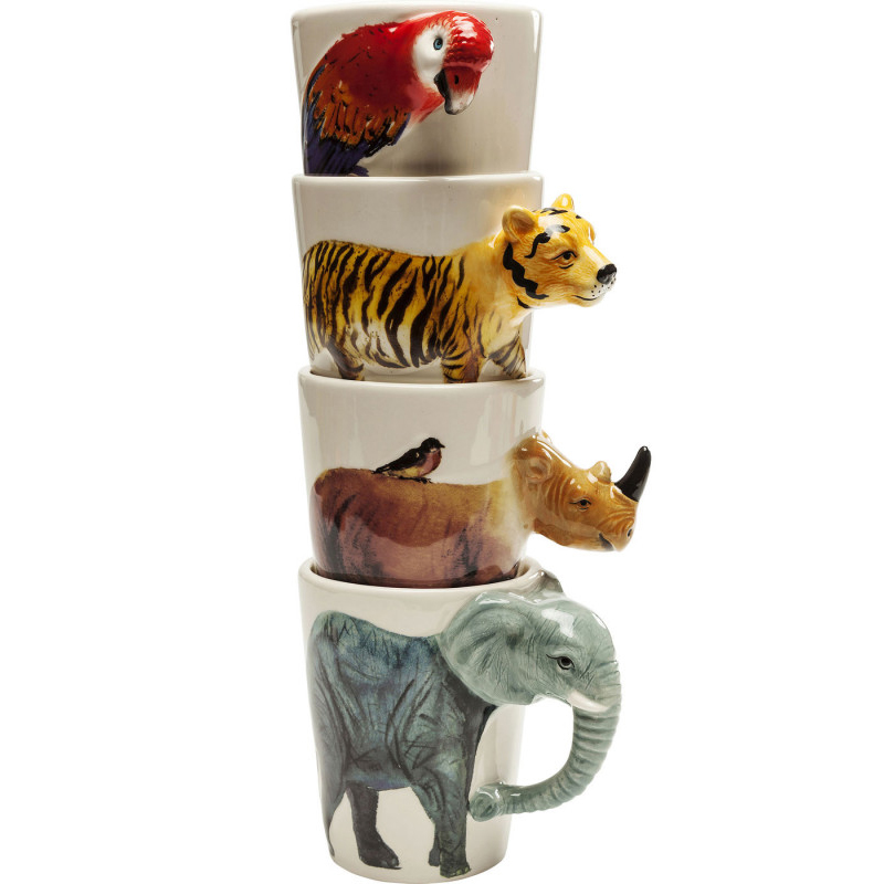 Кружка Tropical Animals mug Мульти Кружка Tropical Animals mug Мульти в Челябинске | Loft Concept
