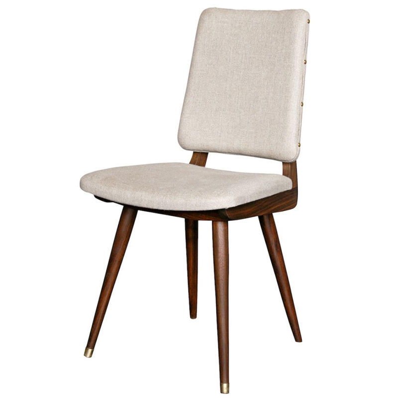 Стул Camille Dining Chair ivory ( слоновая кость ) Коричневый Стул Camille Dining Chair ivory ( слоновая кость ) Коричневый в Челябинске | Loft Concept