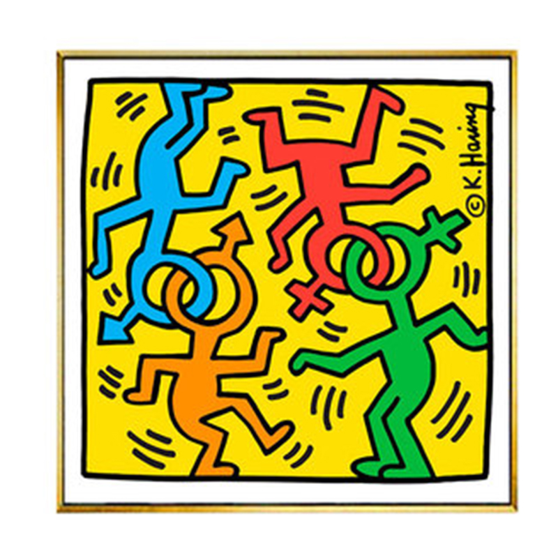 Постер Keith Haring 18 Мульти Постер Keith Haring 18 Мульти в Челябинске | Loft Concept