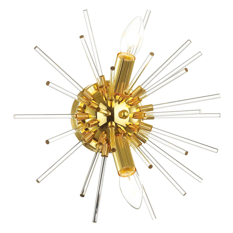 Бра Varg Sputnik Sconce Gold Глянцевое золото Прозрачный Бра Varg Sputnik Sconce Gold Глянцевое золото Прозрачный в Челябинске | Loft Concept