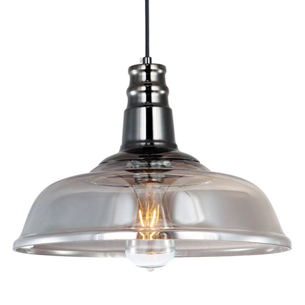 Подвесной светильник Loft Industrial French Glass Дымчатый (Smoke) Подвесной светильник Loft Industrial French Glass Дымчатый (Smoke) в Челябинске | Loft Concept