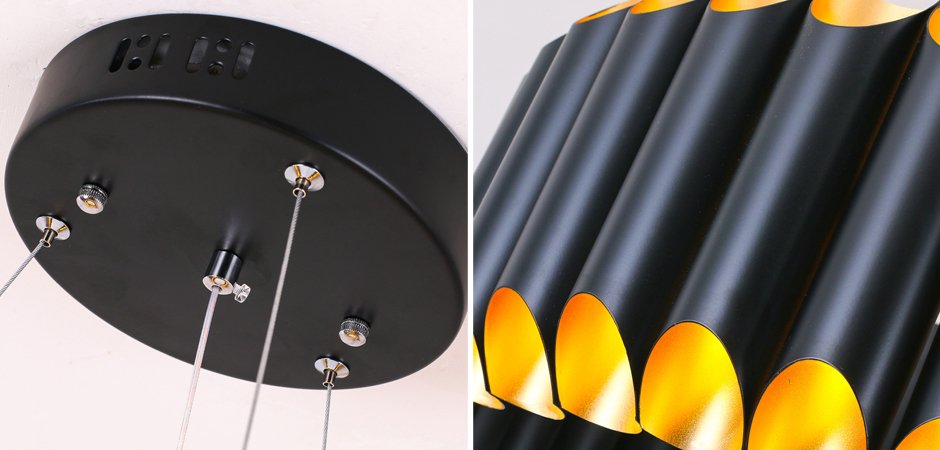 Люстра GALLIANO ROUND SUSPENSION LIGHT by DELIGHTFULL Black Люстра GALLIANO ROUND SUSPENSION LIGHT by DELIGHTFULL Black - Loft-Concept в Челябинске
