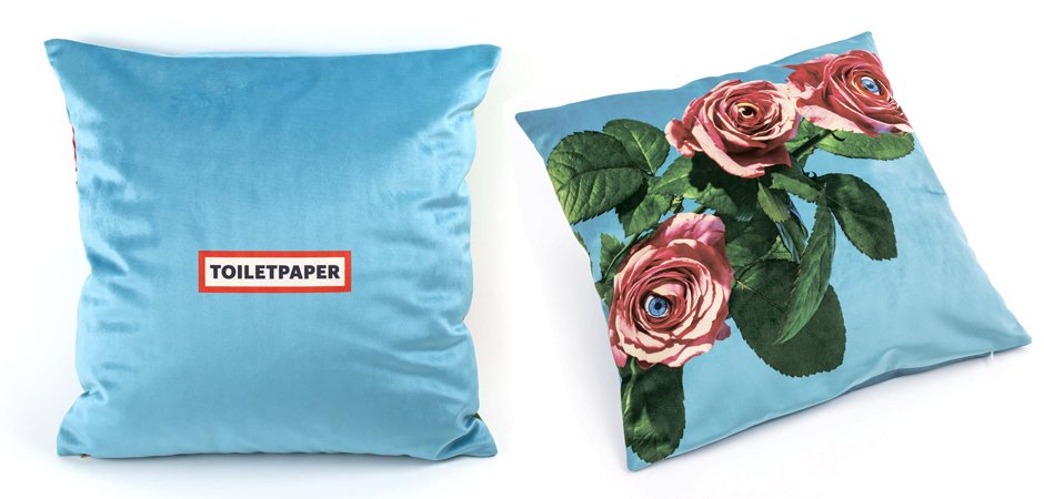 Подушка Seletti Cushion Roses Toiletpaper Подушка Seletti Cushion Roses Toiletpaper - Loft-Concept в Челябинске