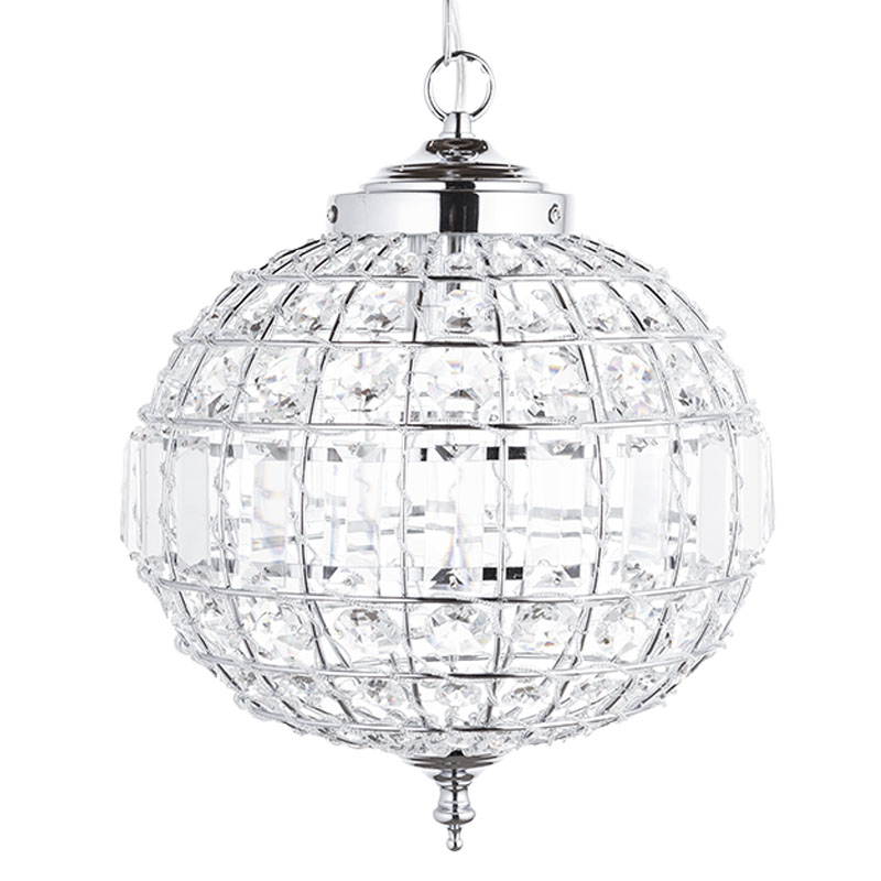 Подвесной светильник Casbah Crystal silver 30 Серебряный Подвесной светильник Casbah Crystal silver 30 Серебряный в Челябинске | Loft Concept