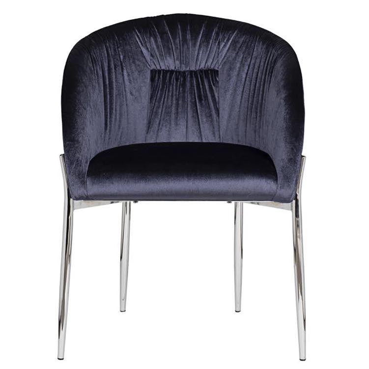 Стул Miranda Chair blue Темно-синий Нержавеющая сталь Стул Miranda Chair blue Темно-синий Нержавеющая сталь в Челябинске | Loft Concept