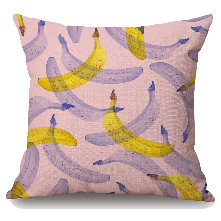 Декоративная подушка Pink Banana Розовый (Rose) Декоративная подушка Pink Banana Розовый (Rose) в Челябинске | Loft Concept