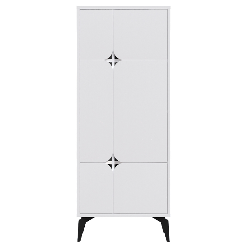Комод белый с 4-мя дверцами на металлических ножках SPARK MULTIPURPOSE CABINET WHITE Белый Комод белый с 4-мя дверцами на металлических ножках SPARK MULTIPURPOSE CABINET WHITE Белый в Челябинске | Loft Concept