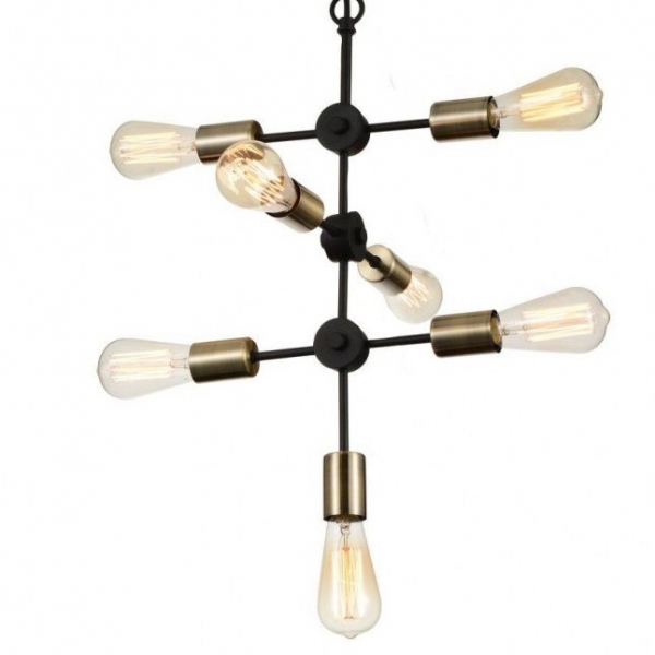 Люстра Bulb Netsch Pendant 7 Черный Люстра Bulb Netsch Pendant 7 Черный в Челябинске | Loft Concept