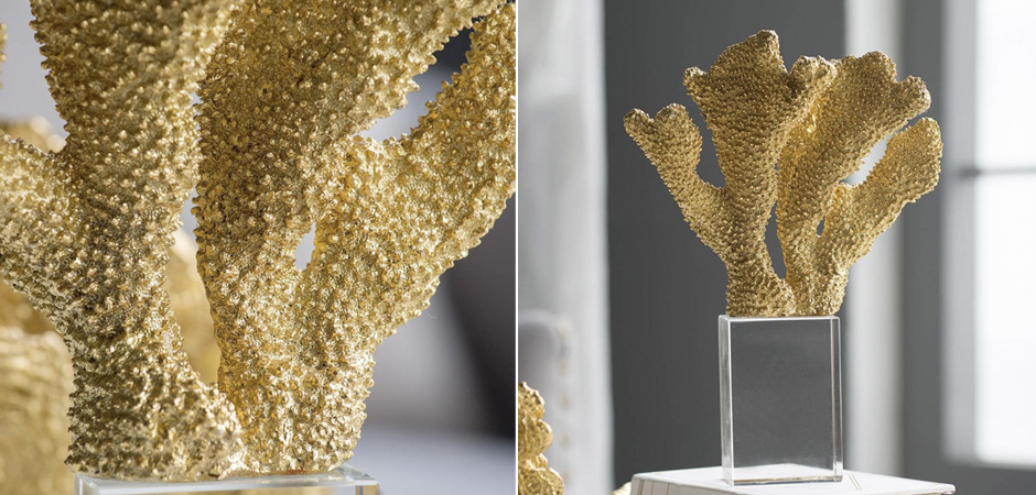 Статуэтка Gold Sea Cactus Статуэтка Gold Sea Cactus - Loft-Concept в Челябинске
