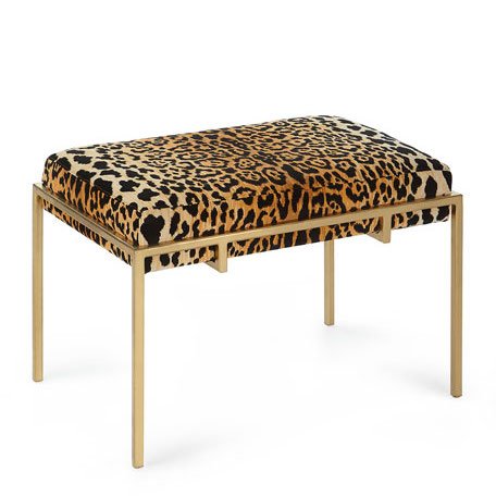 Пуф Metal and Leopard Ottoman Мульти Пуф Metal and Leopard Ottoman Мульти в Челябинске | Loft Concept