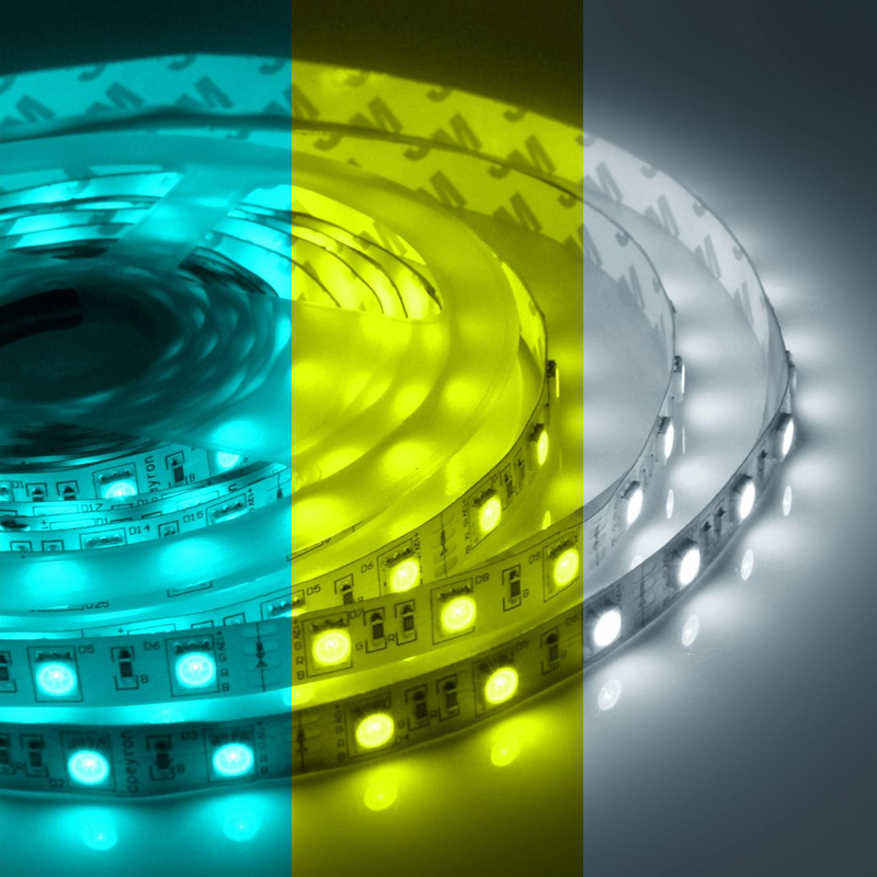 Светодиодная влагозащищенная лента 14,4W/m 60LED/m 5050SMD разноцветная 5M Белый Светодиодная влагозащищенная лента 14,4W/m 60LED/m 5050SMD разноцветная 5M Белый в Челябинске | Loft Concept