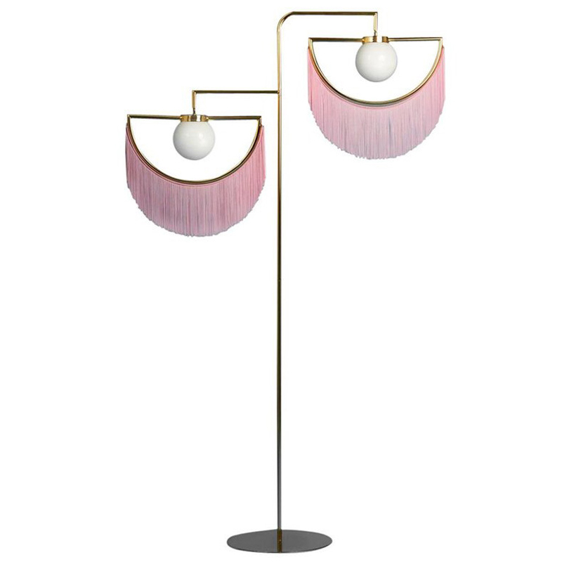 Торшер Inodesign Houtique Masquespacio Floor lamp Two Золотой Розовый Торшер Inodesign Houtique Masquespacio Floor lamp Two Золотой Розовый в Челябинске | Loft Concept