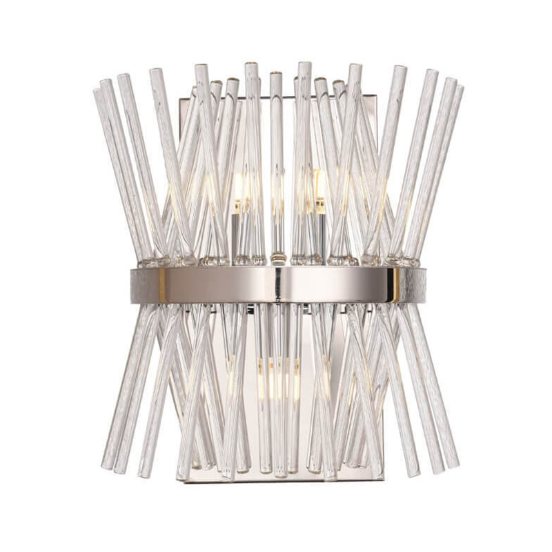 Бра Nembus Rini Wall Lamp Хром Прозрачное Стекло Бра Nembus Rini Wall Lamp Хром Прозрачное Стекло в Челябинске | Loft Concept